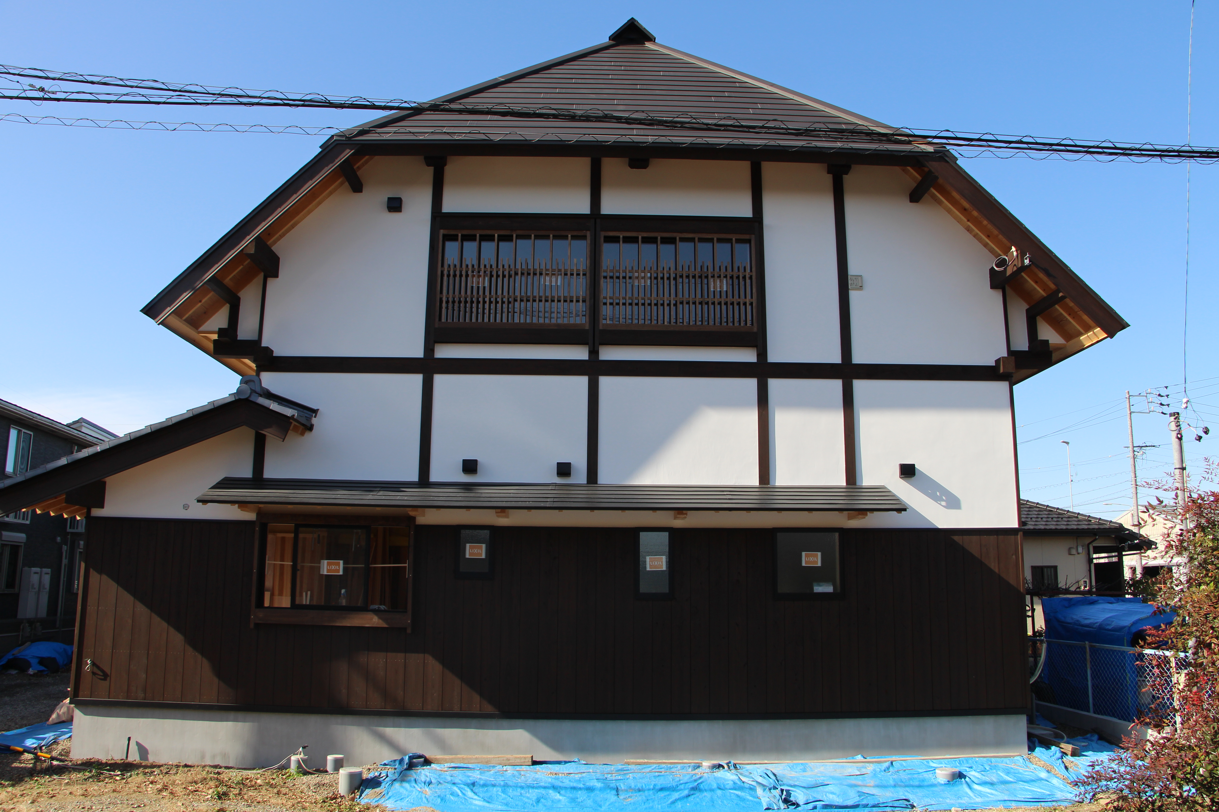 江南市・新潟の古民家移築住宅外観 画像