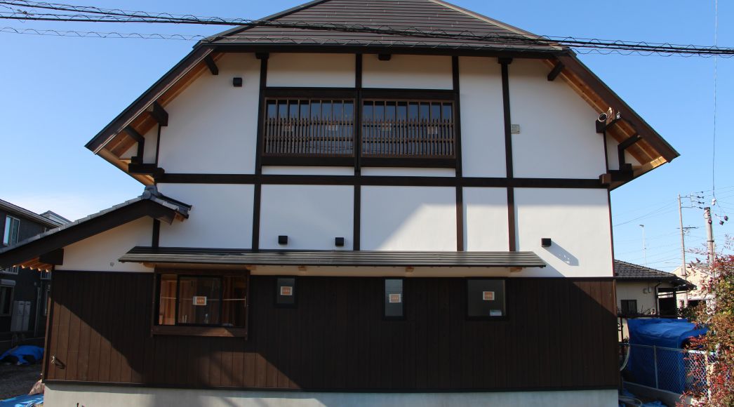 江南市・新潟の古民家移築再生住宅の外観 アイキャッチ画像