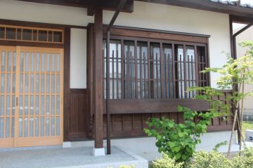和風の玄関廻り