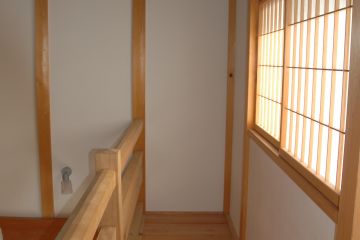 キャットウォークも障子を入れています。