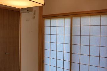 寝室も和風の畳敷き