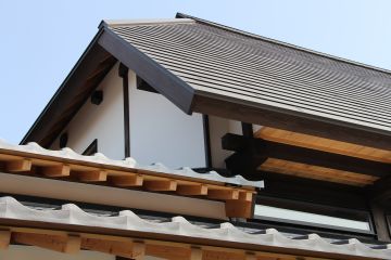 屋根の取り合いも面白いです。
