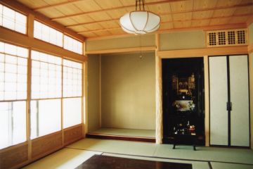 和室8畳もあります。本格的な棹縁天井です。