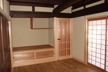 地袋の床の間を造りました。