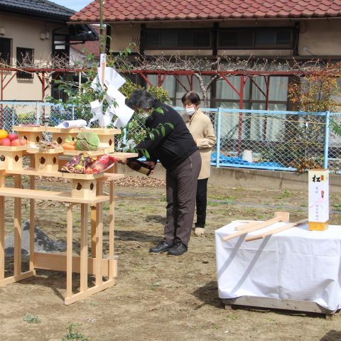 新潟の古民家移築住宅地鎮祭 アイキャッチ画像