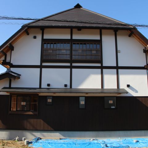 江南市・新潟の古民家移築住宅外観 アイキャッチ画像