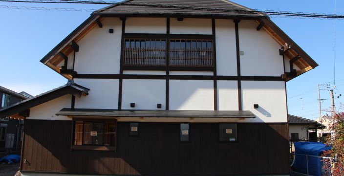 江南市・新潟の古民家移築再生住宅の外観 アイキャッチ画像