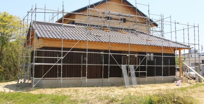 武豊の古民家移築再生住宅進行中 アイキャッチ画像