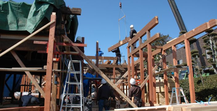磐田市旧東海道のお茶屋再生工事進行中 アイキャッチ画像